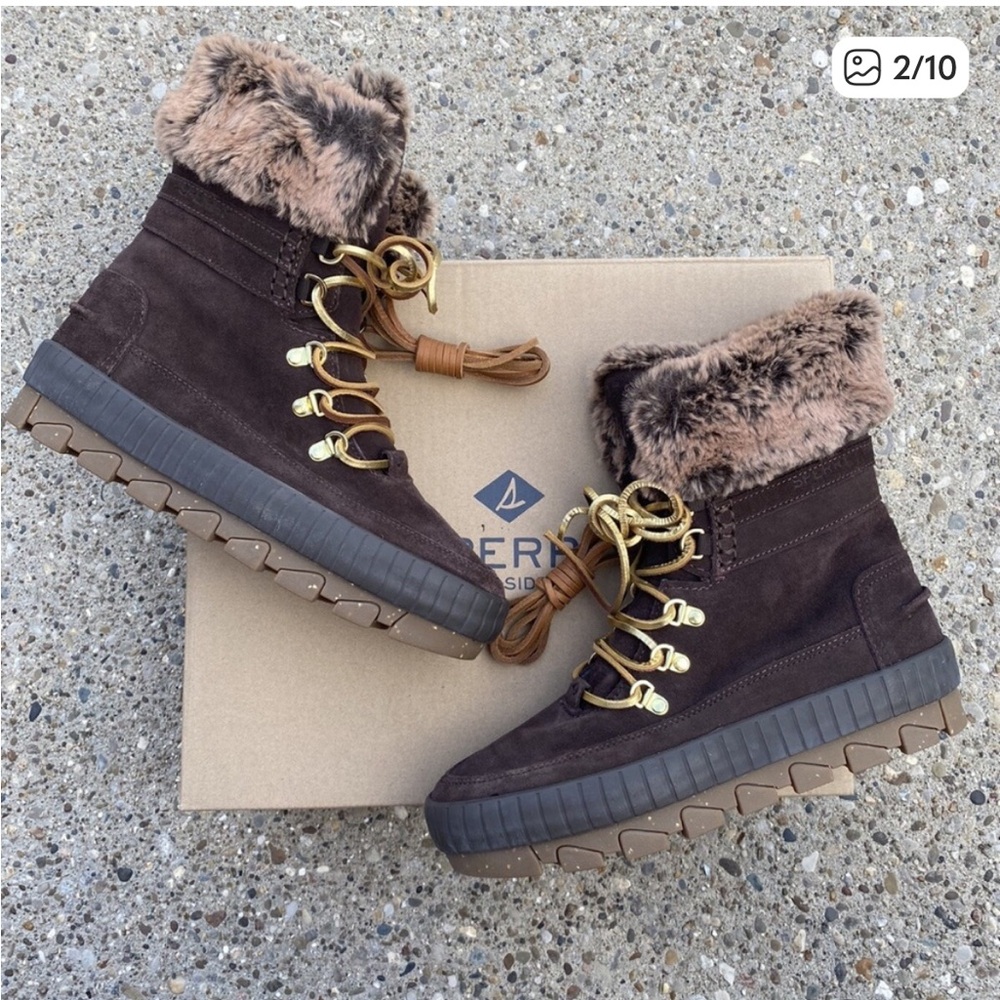 Sperry Torrent Winter Lace up Boots Women's 8.5